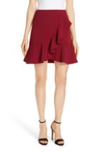 Women's Alice + Olivia Juno Ruffled A-line Miniskirt