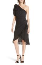 Women's Ulla Johnson Gweneth One-shoulder Dress - Black