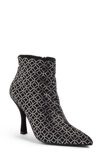 Women's Jeffrey Campbell Brillo Crystal Embellished Bootie .5 M - Black