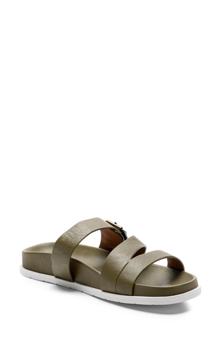 Women's Blondo Selma Waterproof Slide Sandal .5 M - Green