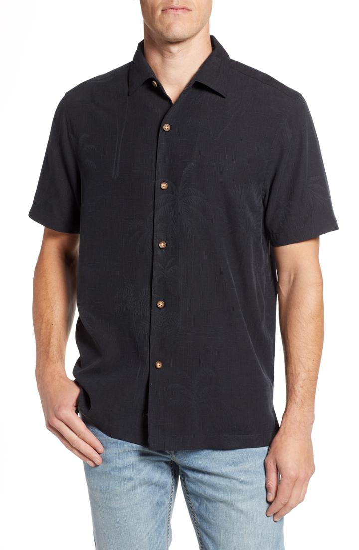 Men's Tommy Bahama Wish Yule Were Here Silk Camp Shirt