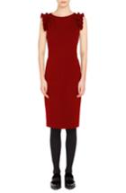 Women's Akris Punto Ruched Shoulder Dress - Red