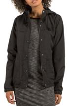 Women's Volcom Enemy Stone Hooded Jacket - Black