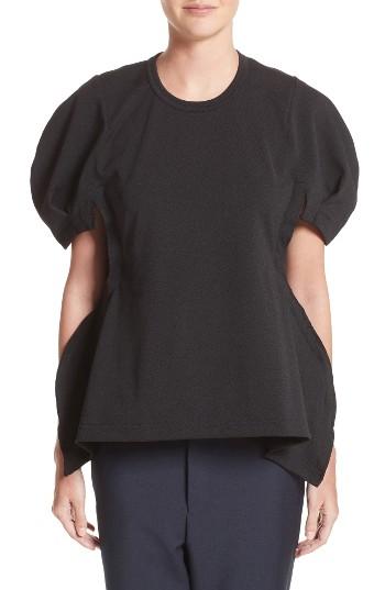 Women's Comme Des Garcons Puff Sleeve Jersey Tee