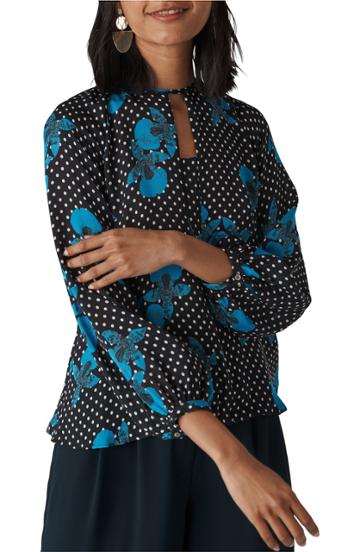 Women's Kane Kane Embroidered Handkerchief Top
