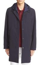 Men's Moncler Reynaud Hooded Bib Inset Raincoat