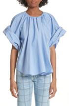 Women's A.w.a.k.e. Wide Sleeve Top - Blue