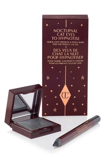 Charlotte Tilbury Nocturnal Cat Eyes To Hypnotise Eyeshadow & Eye Pencil Duo - Silver Leopard