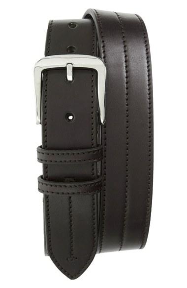 Men's Shinola Leather Belt - Black