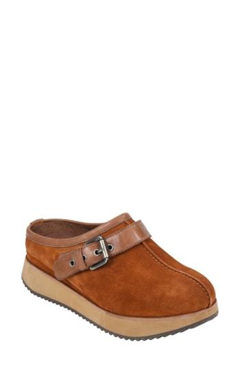 Women's Earth Lyra Buckle Clog .5 M - Brown