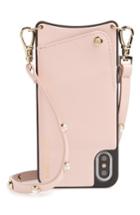 Bandolier Claire Leather Iphone X Crossbody Case - Pink