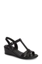 Women's Ecco Shape 35 T-strap Wedge Sandal -8.5us / 39eu - Black