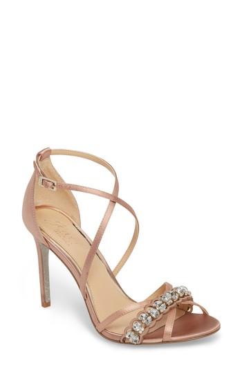 Women's Jewel Badgley Mischka Gisele Sandal M - Pink