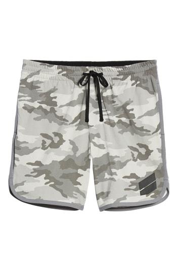 Men's James Perse Camo Heavy Jersey Basketball Shorts (s) - Green