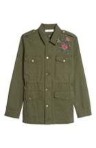 Women's Astr The Label Jessie Embroidered Jacket - Green