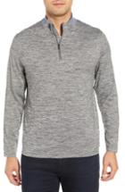 Men's Bugatchi Quarter Zip Pullover - Grey