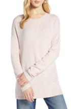 Petite Women's Halogen Bow Back Sweater P - Pink