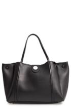 Maison Margiela Number Embossed Leather Button Tote -