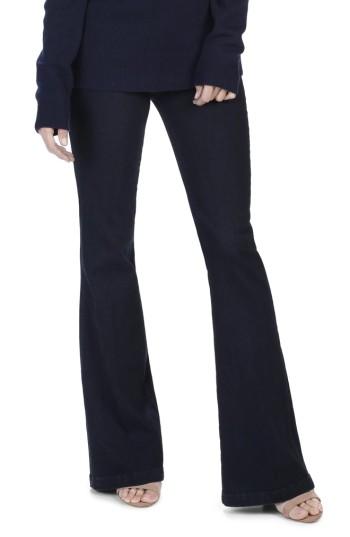 Women's Paige Legacy - Genevieve High Waist Flare Jeans - Blue