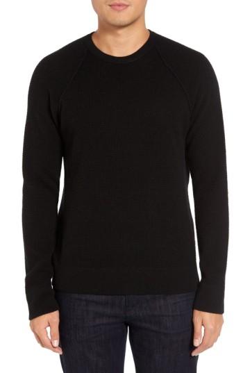 Men's James Perse Thermal Cashmere Sweater (s) - Black