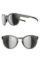 Women's Adidas Proshift 52mm Mirrored Sport Sunglasses - Matte Olive/ Chrome