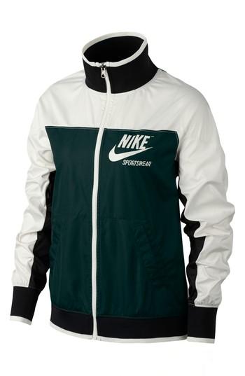 Women's Nike Sportswear Women's Full Zip Jacket - Ivory