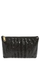 Whiting & Davis Shirred Mesh Pouch Clutch -