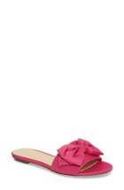 Women's J.crew Knotted Satin Bow Slide M - Pink
