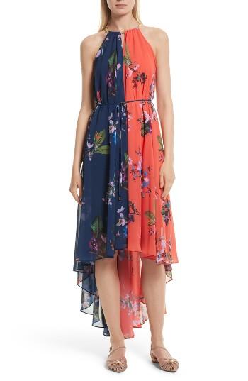 Women's Ted Baker London Hanie High/low Maxi Dress - Blue