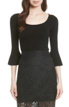 Women's Milly Baby Bell Knit Sweater, Size - Black