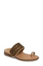 Women's Aetrex Layla Embellished Slide Sandal Eu - Metallic