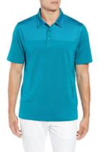 Men's Cutter & Buck Kevin Drytec Polo, Size - Blue