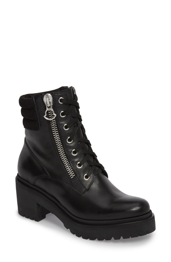 Women's Moncler Viviane Combat Boot Us / 41eu - Black