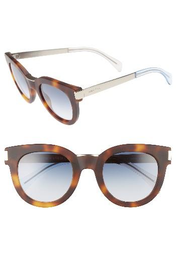 Women's Tommy Hilfiger 49mm Butterfly Sunglasses - Blue/ Gold