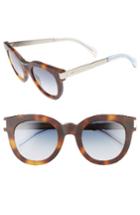 Women's Tommy Hilfiger 49mm Butterfly Sunglasses - Blue/ Gold