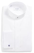 Men's Eton Contemporary Fit Herringbone Tuxedo Shirt - White