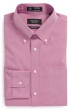 Men's Nordstrom Men's Shop Smartcare(tm) Traditional Fit Pinpoint Dress Shirt .5 33 - Pink