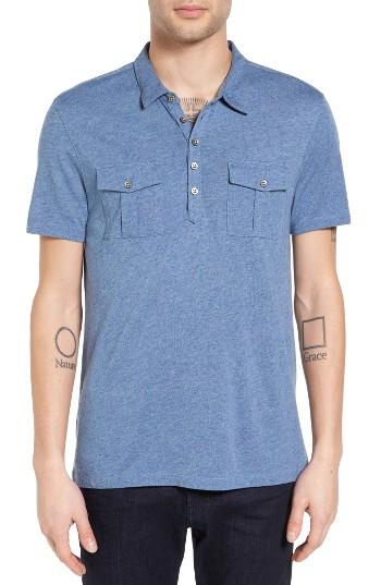 Men's John Varvatos Star Usa Pocket Polo - Blue