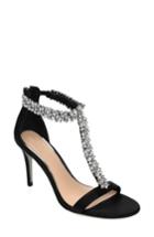 Women's Jewel Badgley Mischka Janna Embellished T-strap Sandal M - Black