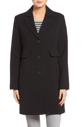 Women's Kenneth Cole A-line Ponte Coat
