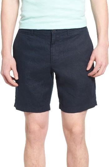 Men's Original Penguin Slim Fit Washed Linen Shorts