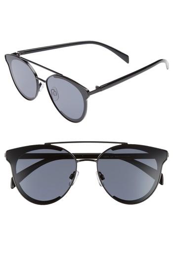 Women's Bp. 58mm Aviator Sunglasses - Black/ Black