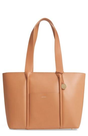 Skagen Lisabet Leather Tote - Brown