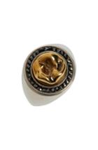 Men's Alexander Mcqueen Golden Molar Ring