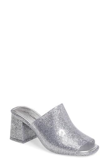 Women's Jeffrey Campbell Jelly Slide Sandal M - Metallic