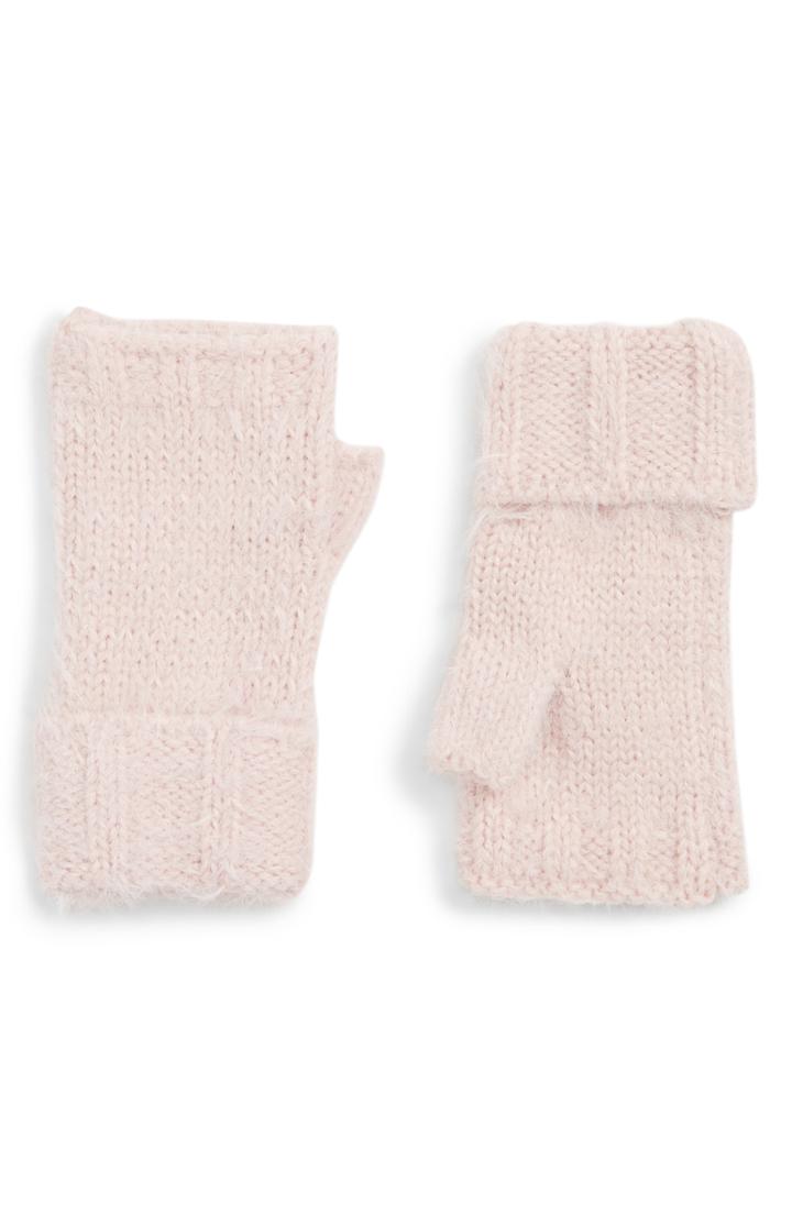 Women's Treasure & Bond Eyelash Fingerless Gloves