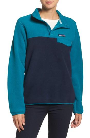 Women's Patagonia Synchilla Snap-t Fleece Pullover - Blue