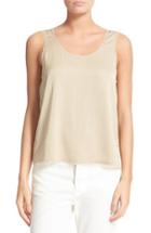 Women's Vince Raw Edge Woven Tank