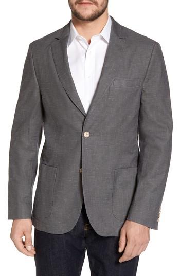 Men's Flynt Classic Fit Slub Soft Sport Coat R - Green
