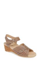 Women's David Tate Briana Sandal .5 M - Beige